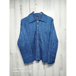 Magic It Fits Women's Size S-L Blue Blazer Vintage